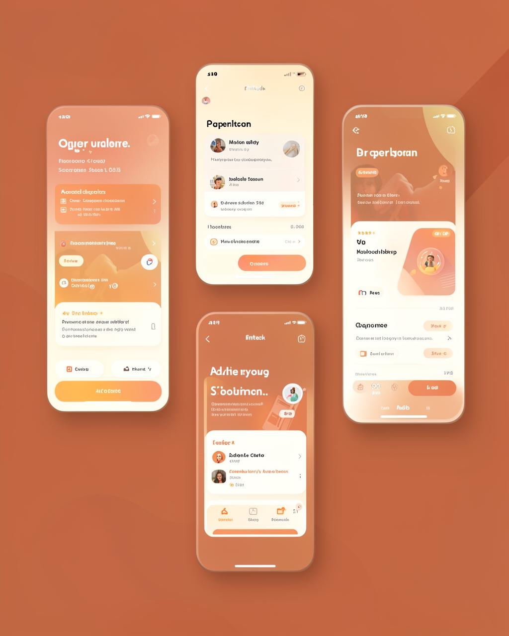 SkinSync app mobile screens